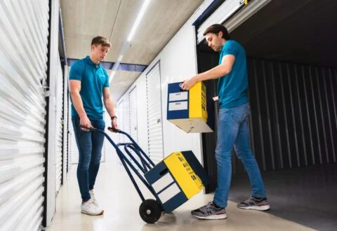 Tim En Nathan Van Levarus Verplaatsen Verhuisdozen